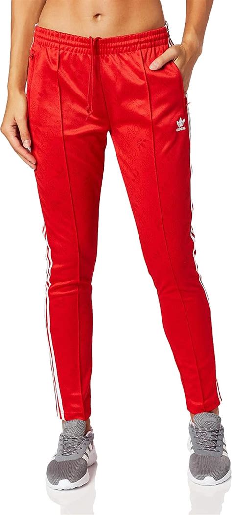 rote adidas hose frauen